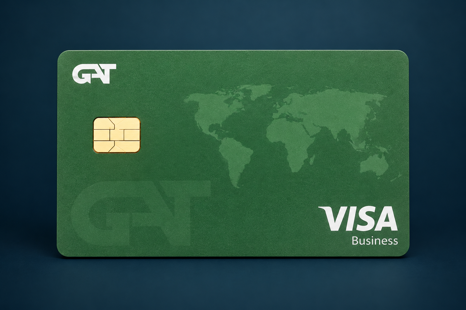 GAT Visa Business card supplied by the club